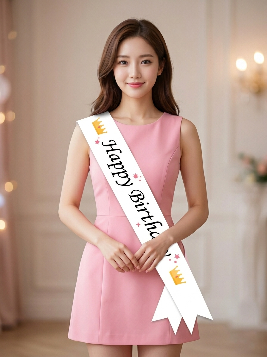 어깨띠 10X180cm 7.5X140cm 선거용 주문제작 행사용 안내띠